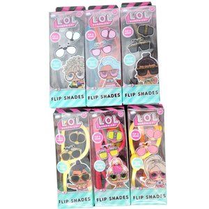 L.O.L Surprise Flip Shades - Flip & Wear Glasses for Kids - Set of 6